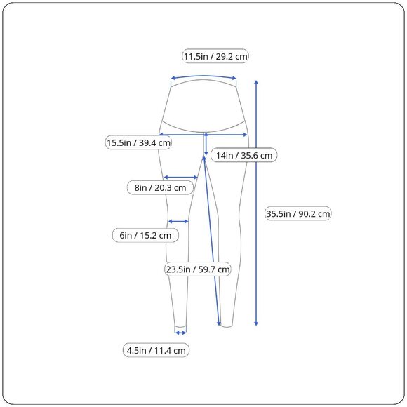 Motherhood Maternity Black Stretch Over-Belly Leggings Size XS - Picture 7 of 7